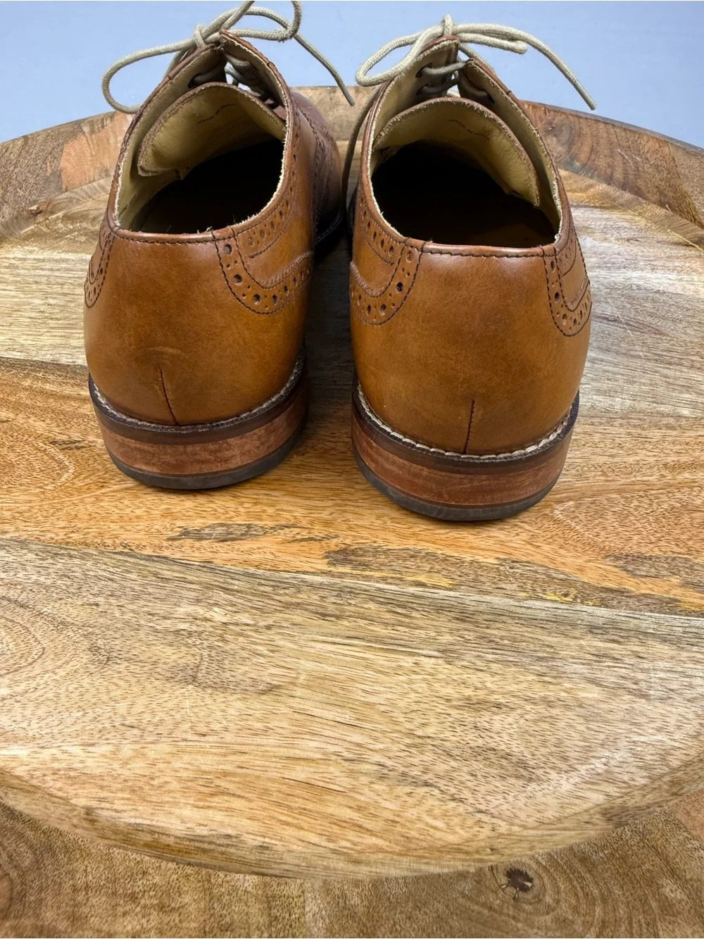 Cole Haan Brown Leather Wingtip Oxfords Men’s 10.5 Wide Dress Shoes